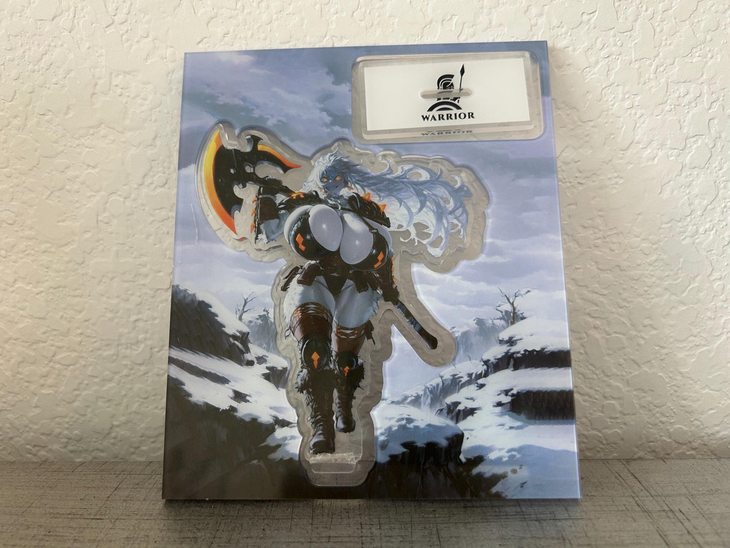Busty Anime warrior original unique Standee acrylic standee
