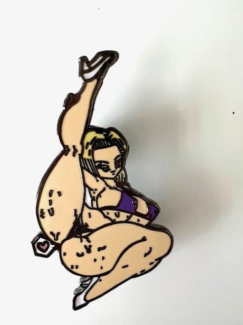 Original Android 18 Hard Enamel pins