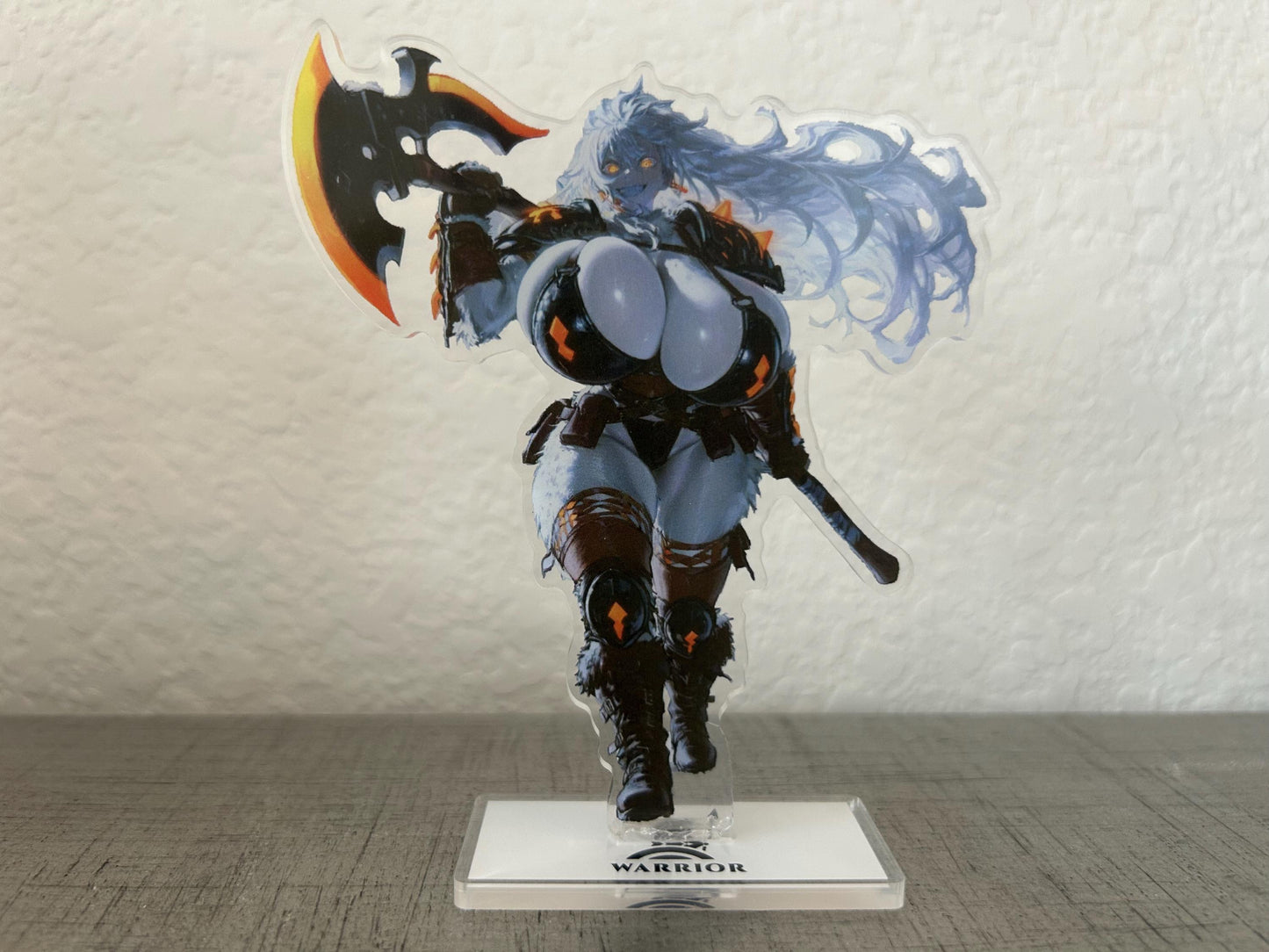 Busty Anime warrior original unique Standee acrylic standee
