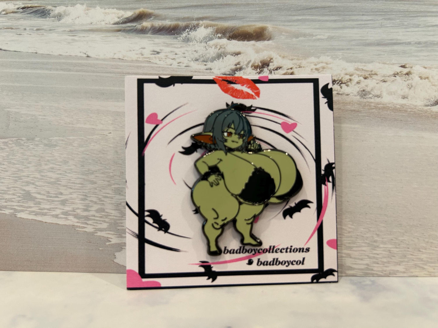 Original Goblin Girl Hard Enamel Pin – Fantasy Collectible Accessory
