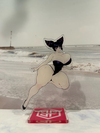 Original Cute Busty Street Fighter Juri Acrylic Standee