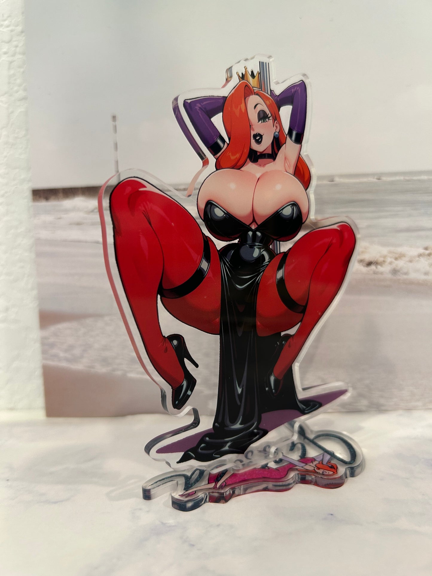 Busty Jessica the rabbit Acrylic Standee