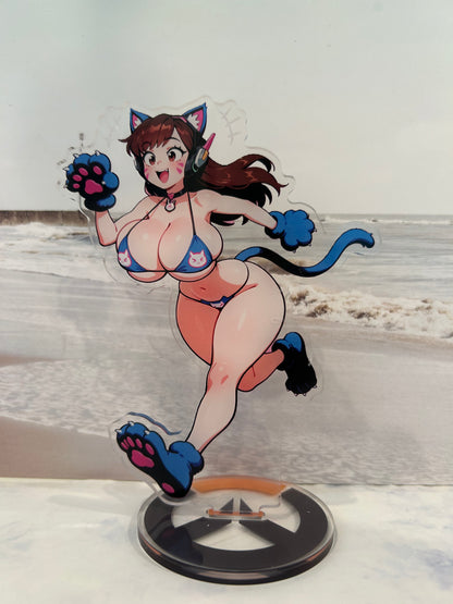 Busty D.Va - Overwatch 2 Acrylic Standee