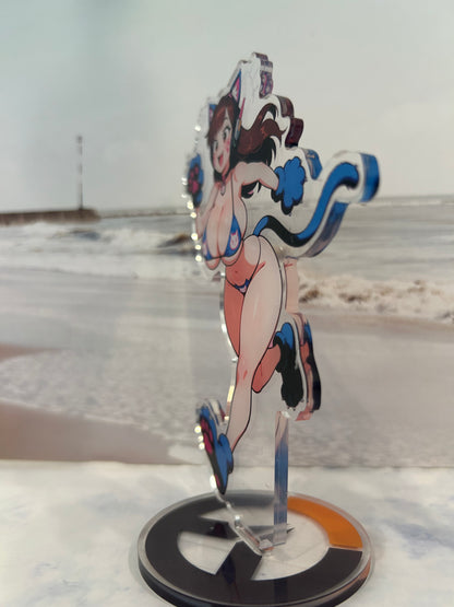 Busty D.Va - Overwatch 2 Acrylic Standee