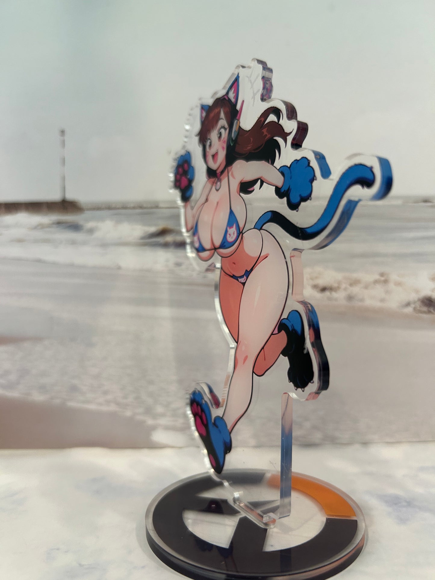 Busty D.Va - Overwatch 2 Acrylic Standee
