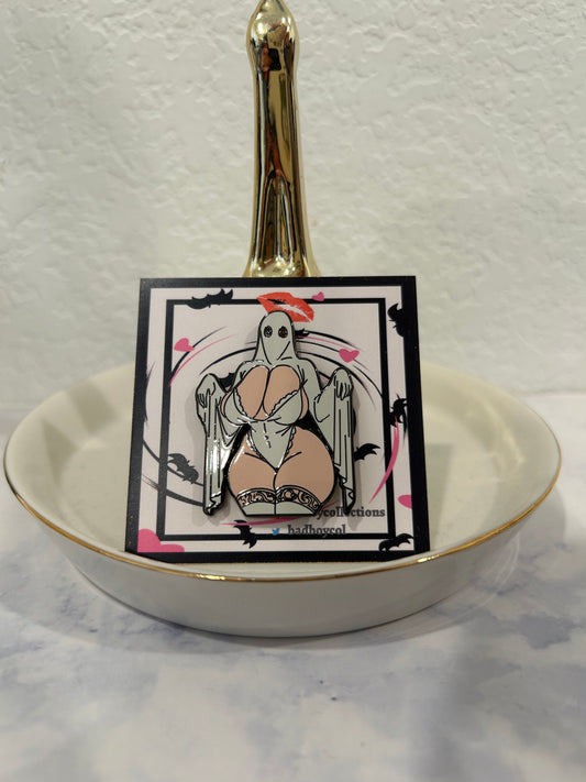 Embrace the Sexy ghost Hard Enamel Pin
