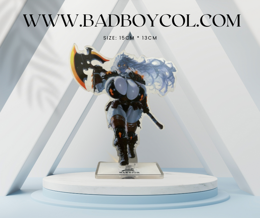 Busty Anime warrior original unique Standee acrylic standee