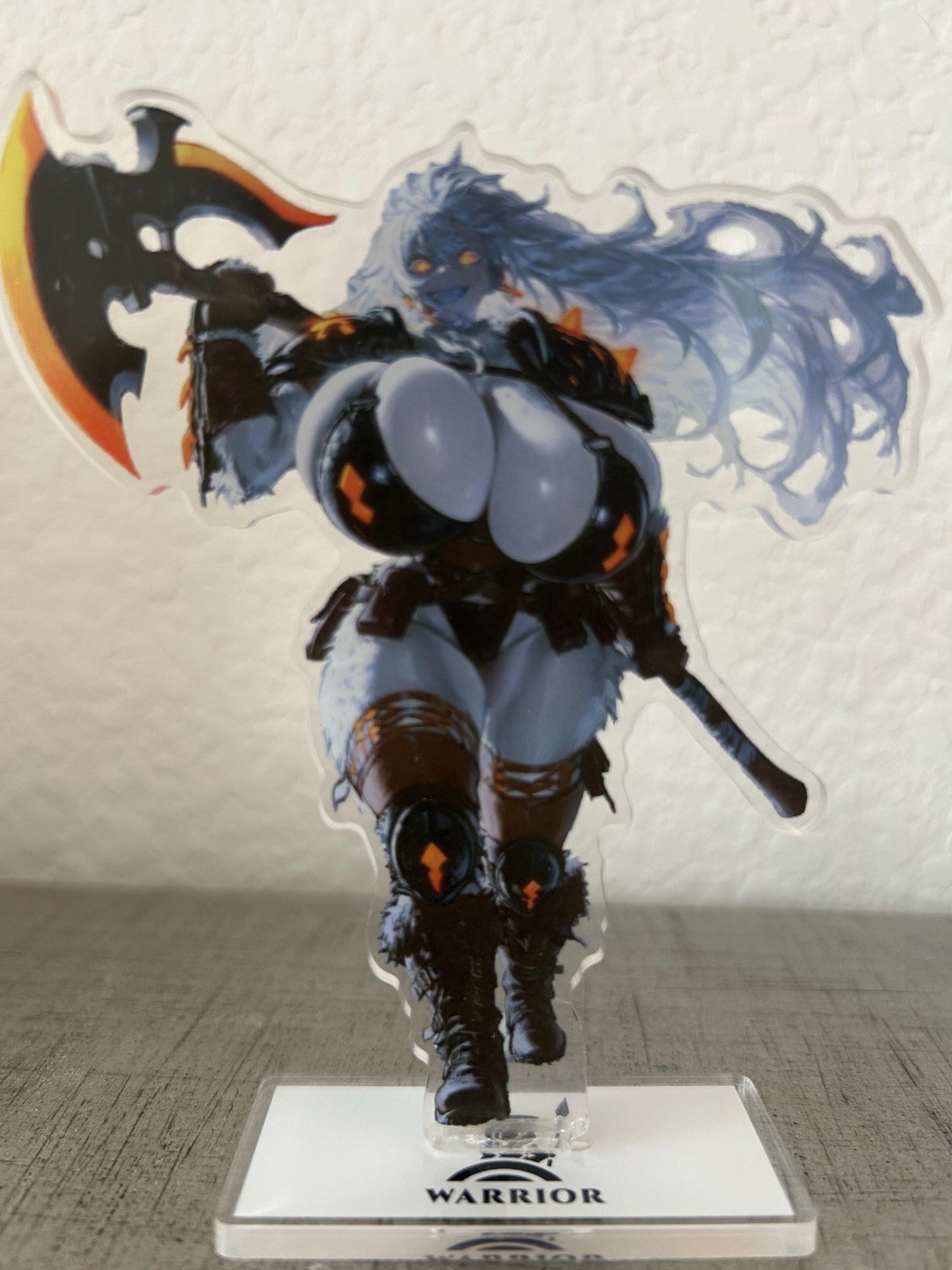 Busty Anime warrior original unique Standee acrylic standee