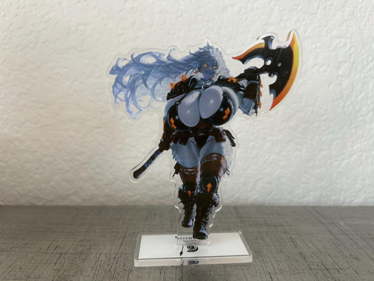 Busty Anime warrior original unique Standee acrylic standee