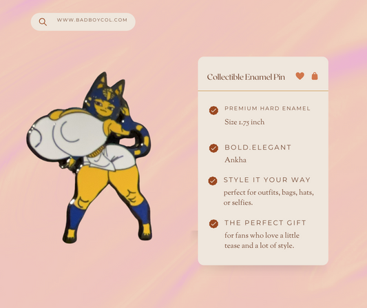 Ankha Hard Enamel Pin – Limited Edition Collectible